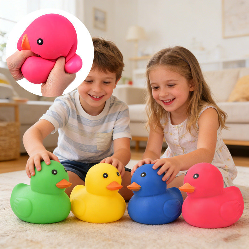 TPR Stress Relief Squeeze Duck Toy