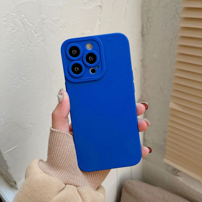 TPU Anti-Fall Liquid Silicone Phone Case for iPhone