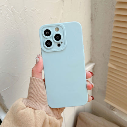 TPU Anti-Fall Liquid Silicone Phone Case for iPhone