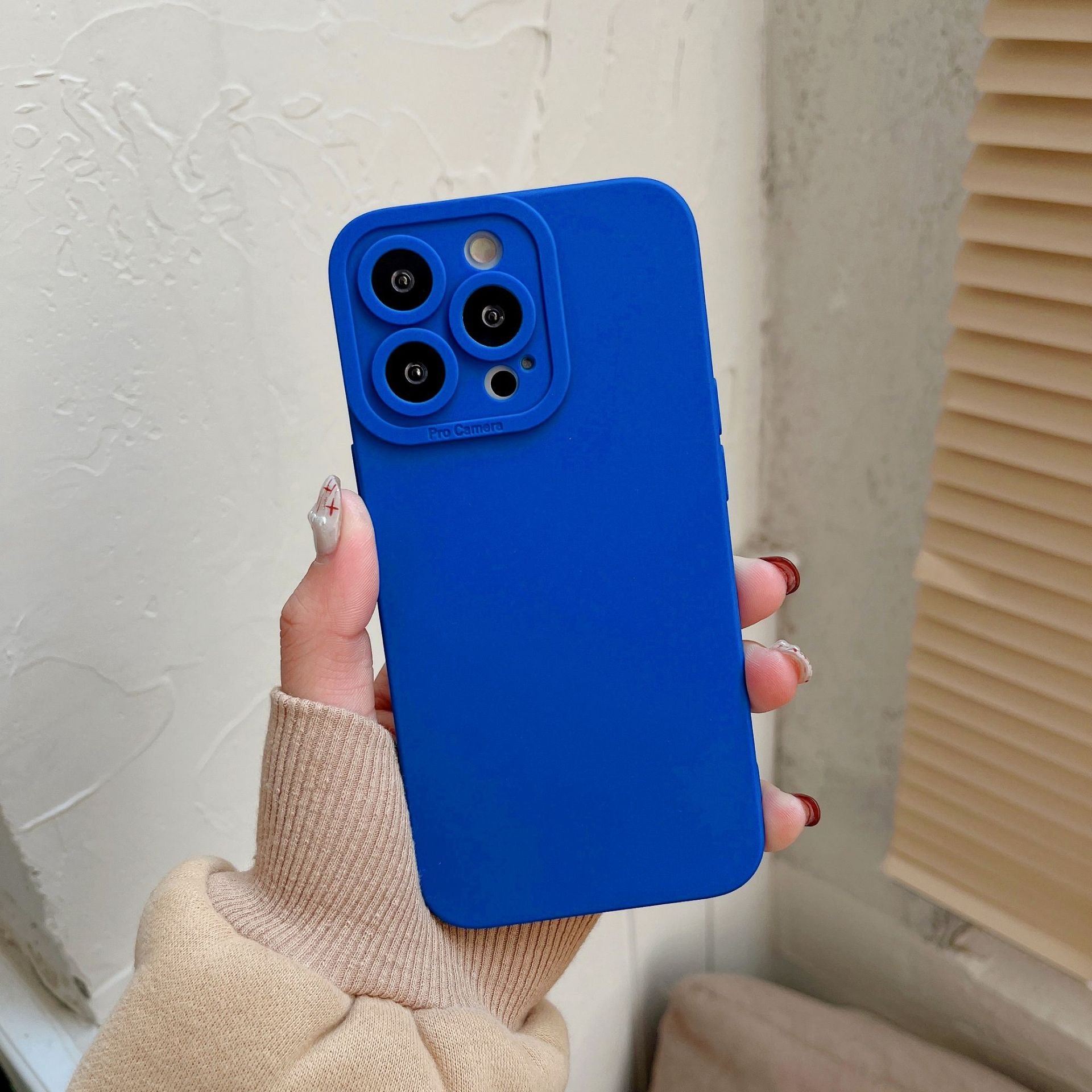 TPU Anti-Fall Liquid Silicone Phone Case for iPhone