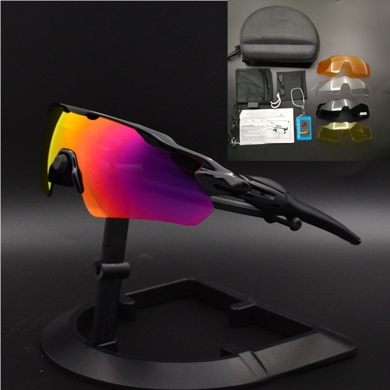 TR90 Interchangeable Lens Sports Sunglasses