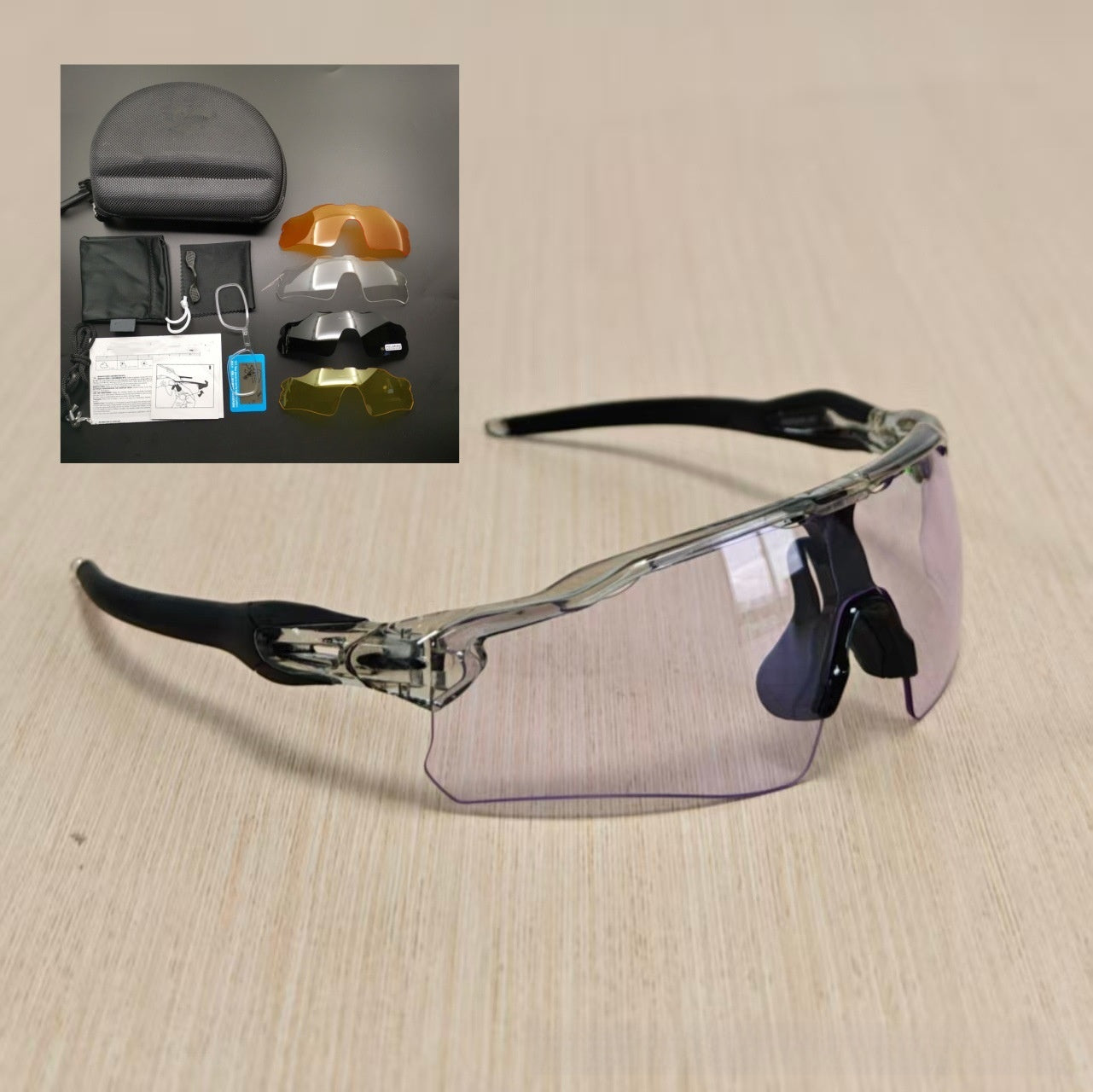 TR90 Interchangeable Lens Sports Sunglasses