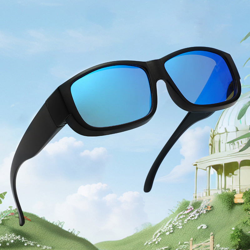 TR90 Polarized Clip-On Sunglasses UV Protection