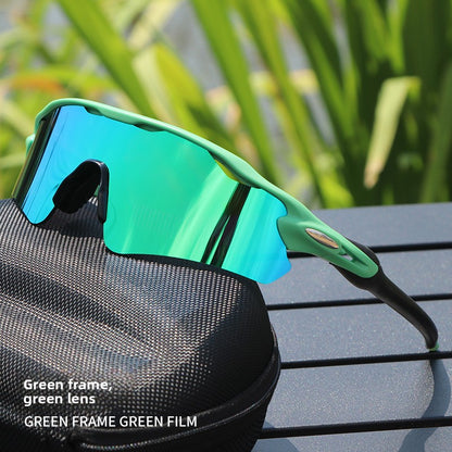 TR90 Sports Riding Sunglasses UV400 Protection Half Frame