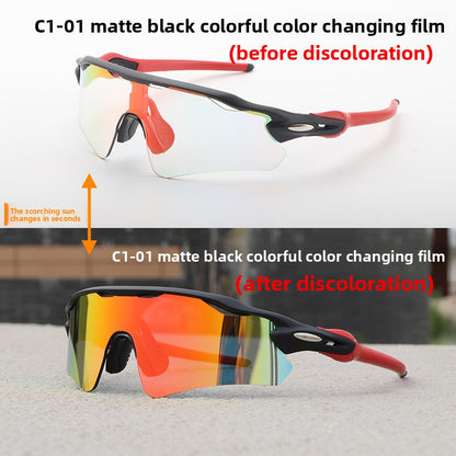 TR90 Sports Riding Sunglasses UV400 Protection Half Frame