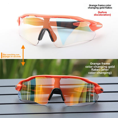TR90 Sports Riding Sunglasses UV400 Protection Half Frame