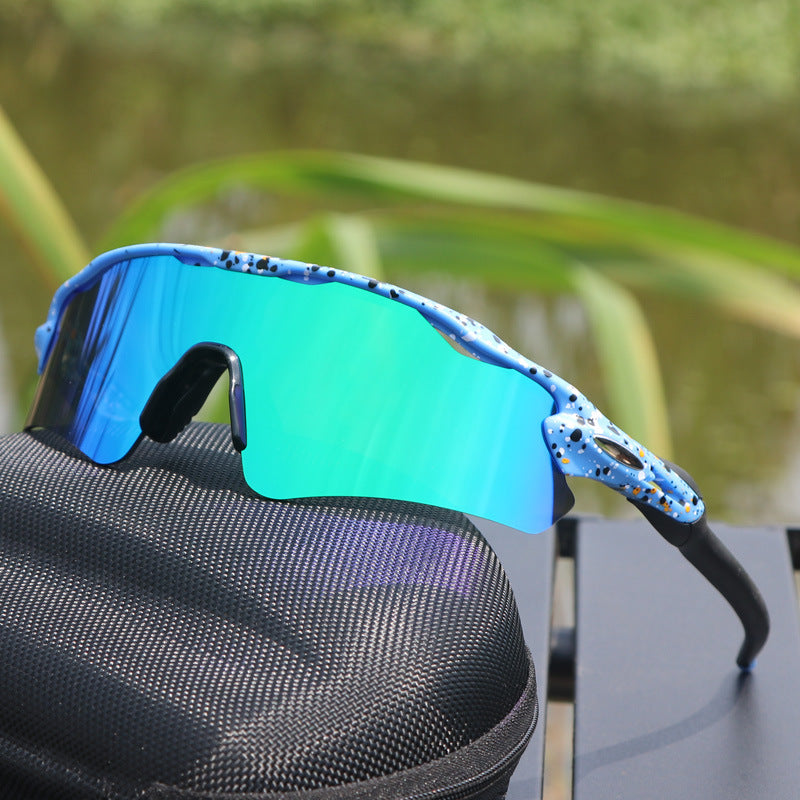 TR90 Sports Riding Sunglasses UV400 Protection Half Frame