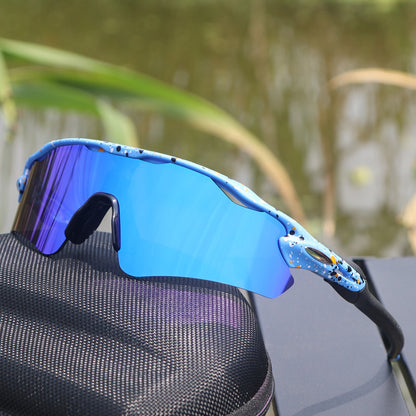TR90 Sports Riding Sunglasses UV400 Protection Half Frame