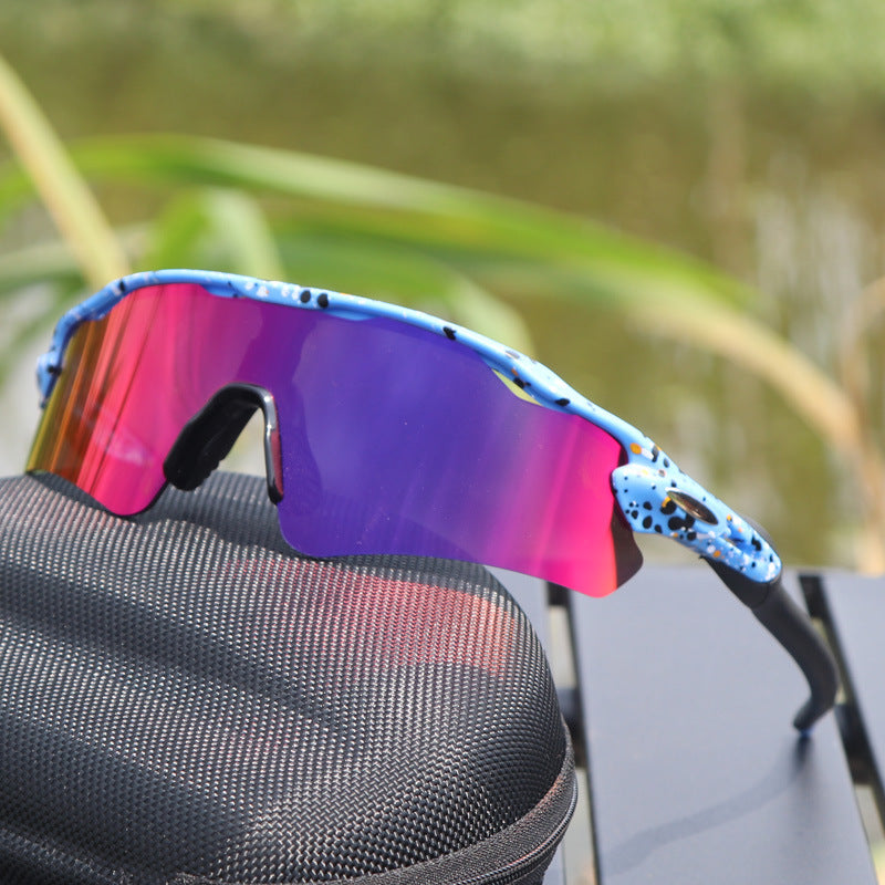 TR90 Sports Riding Sunglasses UV400 Protection Half Frame