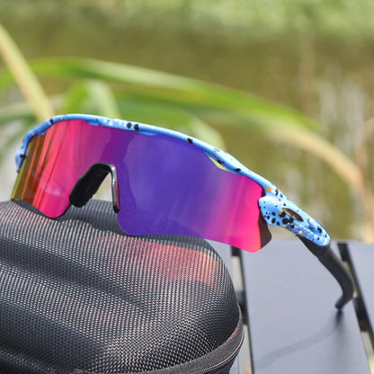 TR90 Sports Riding Sunglasses UV400 Protection Half Frame