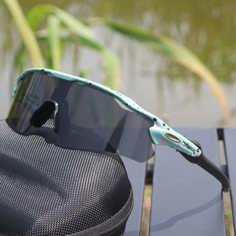 TR90 Sports Riding Sunglasses UV400 Protection Half Frame