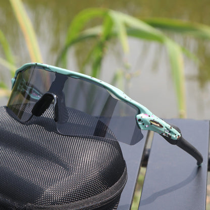 TR90 Sports Riding Sunglasses UV400 Protection Half Frame
