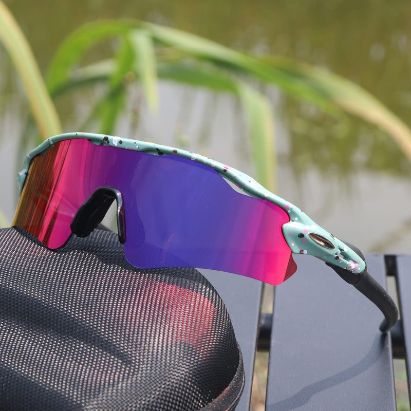 TR90 Sports Riding Sunglasses UV400 Protection Half Frame