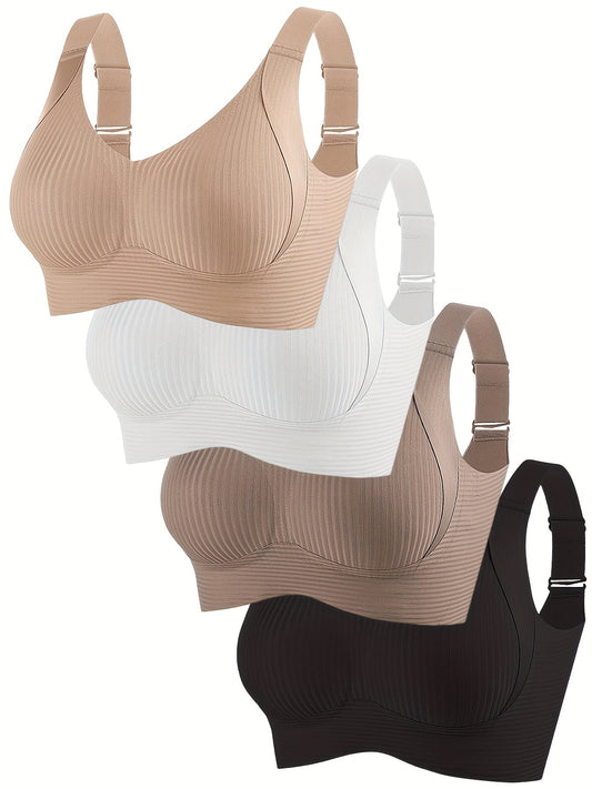 Traceless and wire-free bra