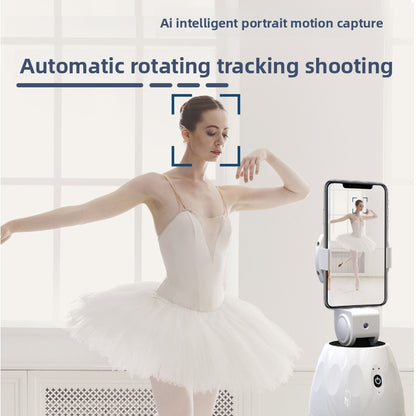 Tracking photography stabilizer phone mount