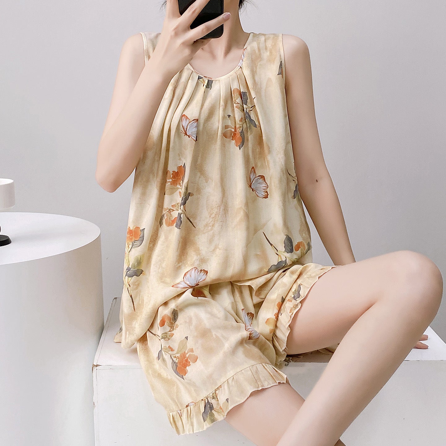 Traditional Chinese-style pullover pajama bottoms