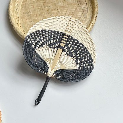 Traditional Handwoven Bamboo Fan