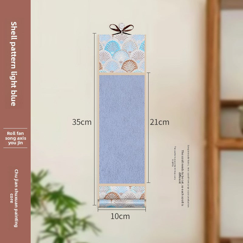 Traditional Rice Paper Calligraphy Scroll