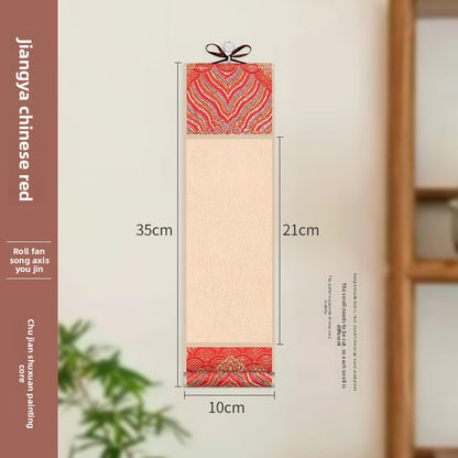 Traditional Rice Paper Calligraphy Scroll
