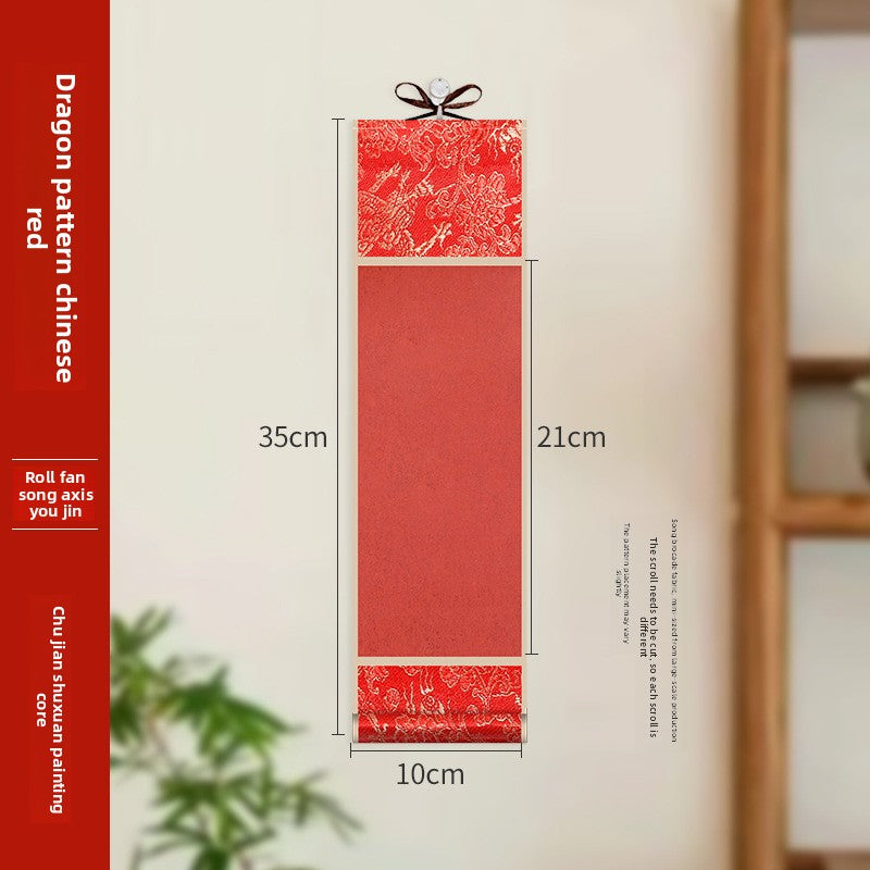 Traditional Rice Paper Calligraphy Scroll