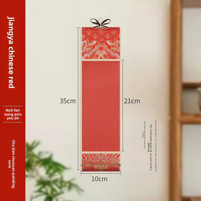 Traditional Rice Paper Calligraphy Scroll