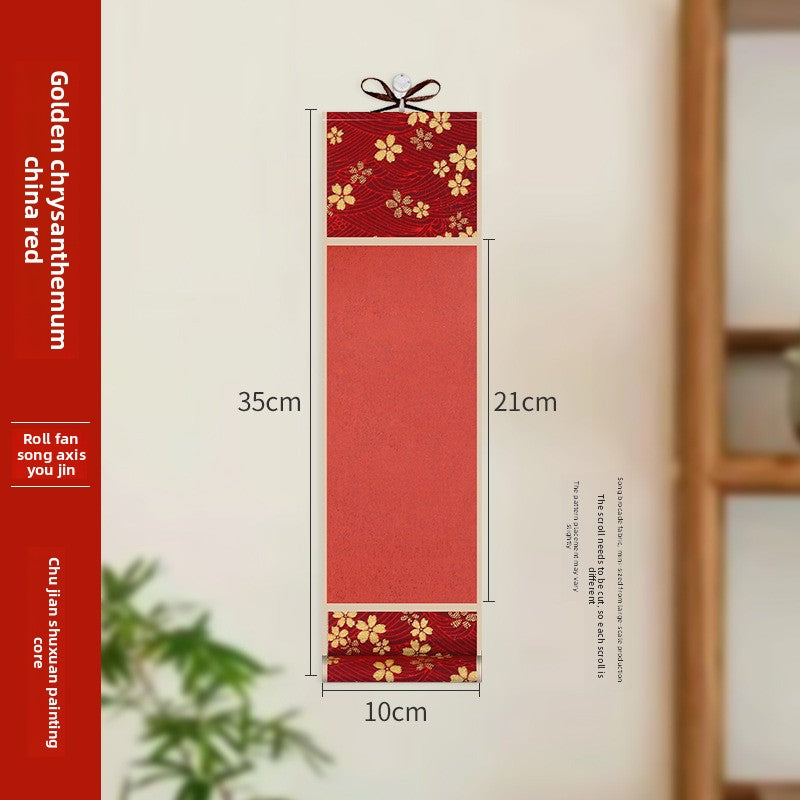 Traditional Rice Paper Calligraphy Scroll