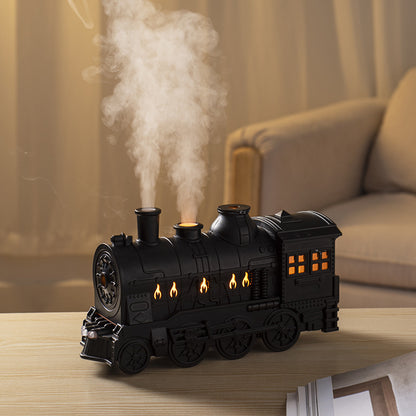Train-Shaped Ultrasonic Aromatherapy Humidifier with Essential Oil Diffuser