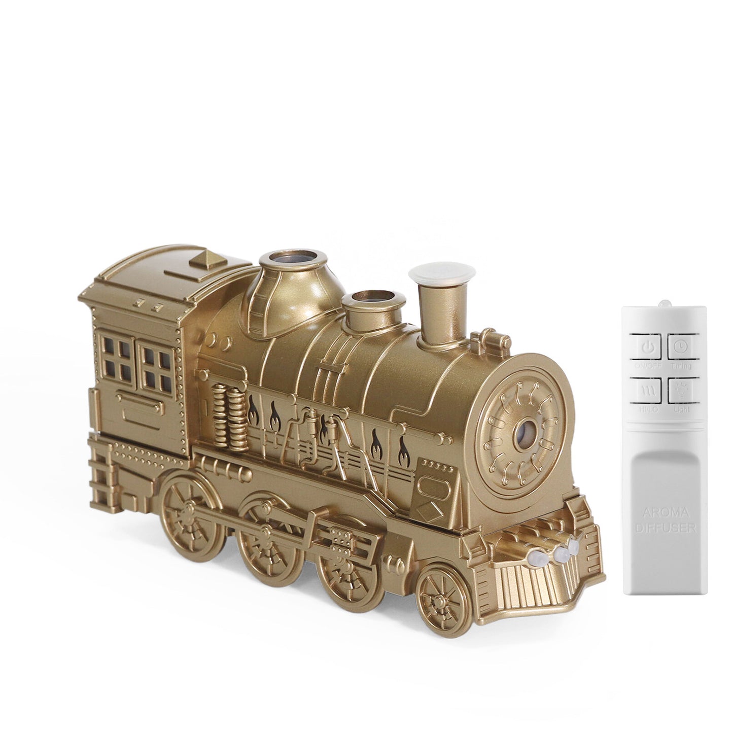 Train-Shaped Ultrasonic Aromatherapy Humidifier with Essential Oil Diffuser