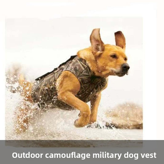 Training camouflage pet jacket