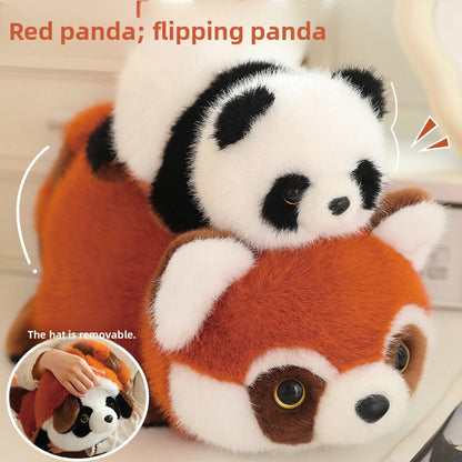 Transform into a little panda doll