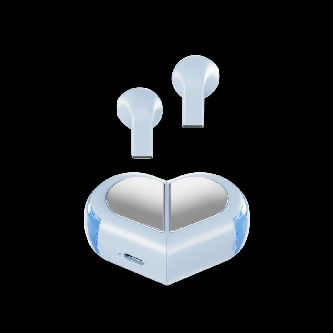 Transformable Heart-Shaped Bluetooth Earbuds