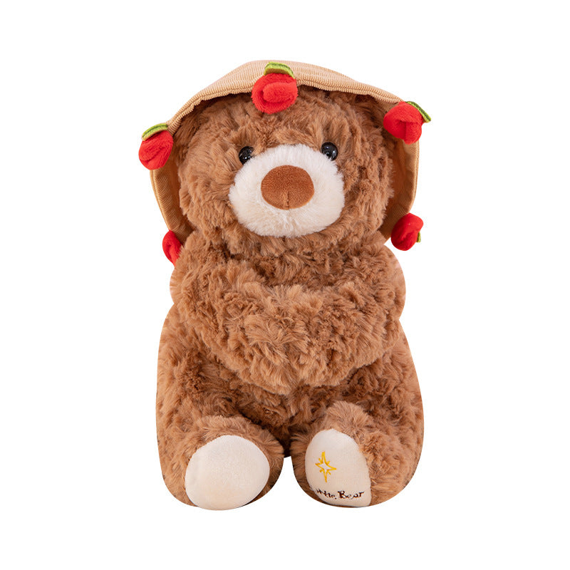 Transformable Rose Teddy Bear Plush Small Teddy Bear Doll Soft Toy