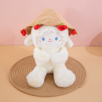 Transformable Rose Teddy Bear Plush Small Teddy Bear Doll Soft Toy