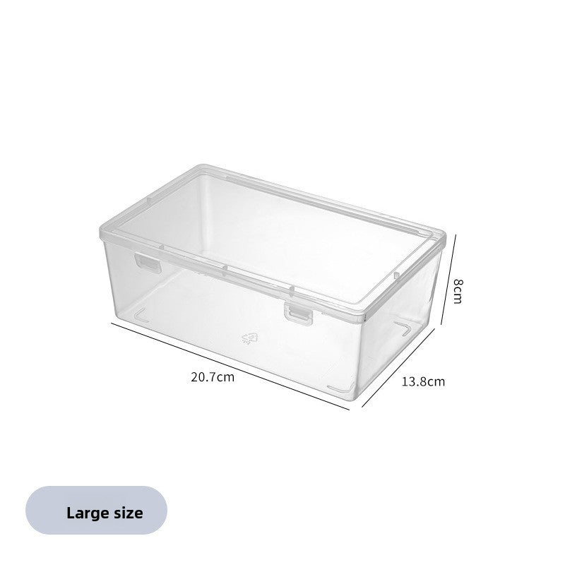 Translucent Plastic Storage Box with Lid
