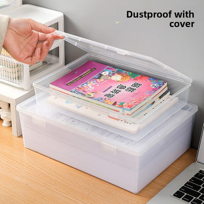Translucent Plastic Storage Box with Lid