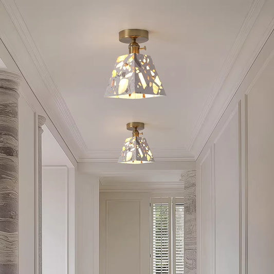 Translucent Stone Ceiling Light