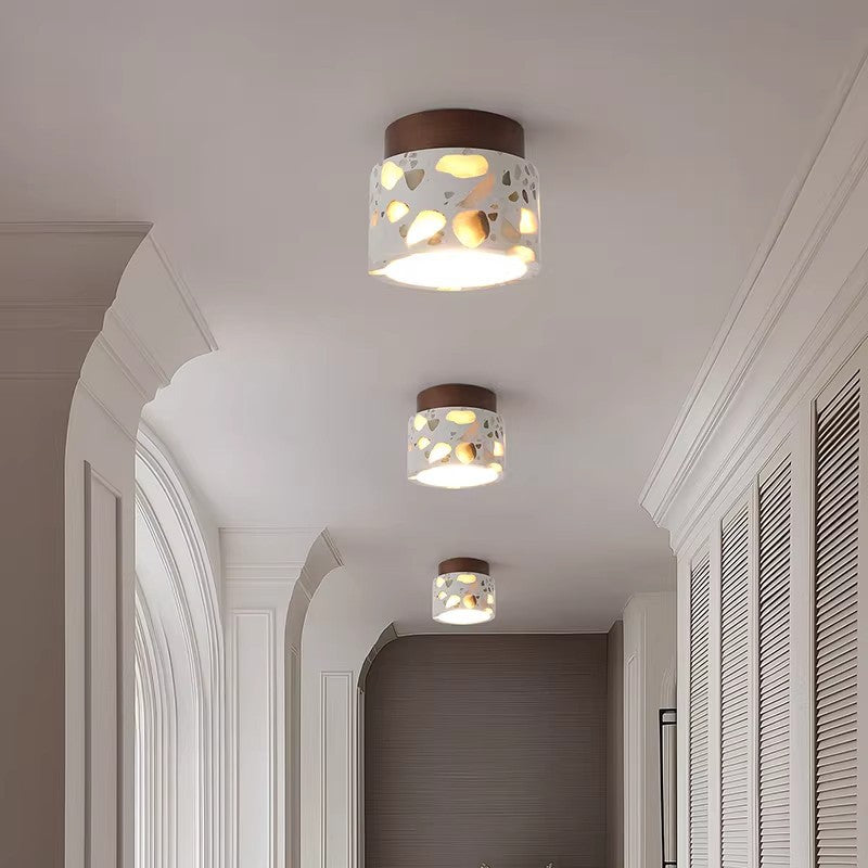 Translucent Stone Ceiling Light