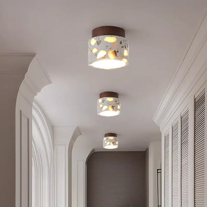 Translucent Stone Ceiling Light