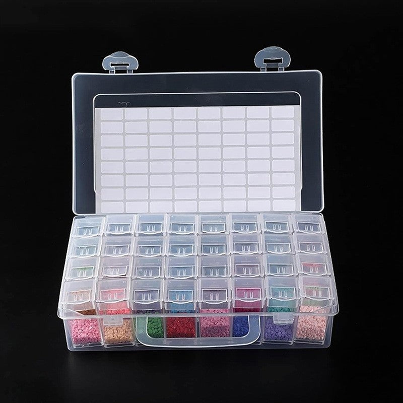 Transparent 32 Grid Plastic Storage Box