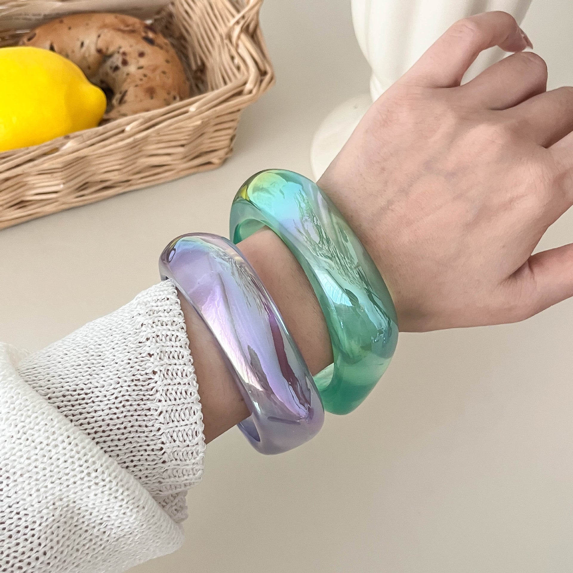 Transparent Acrylic Bracelets
