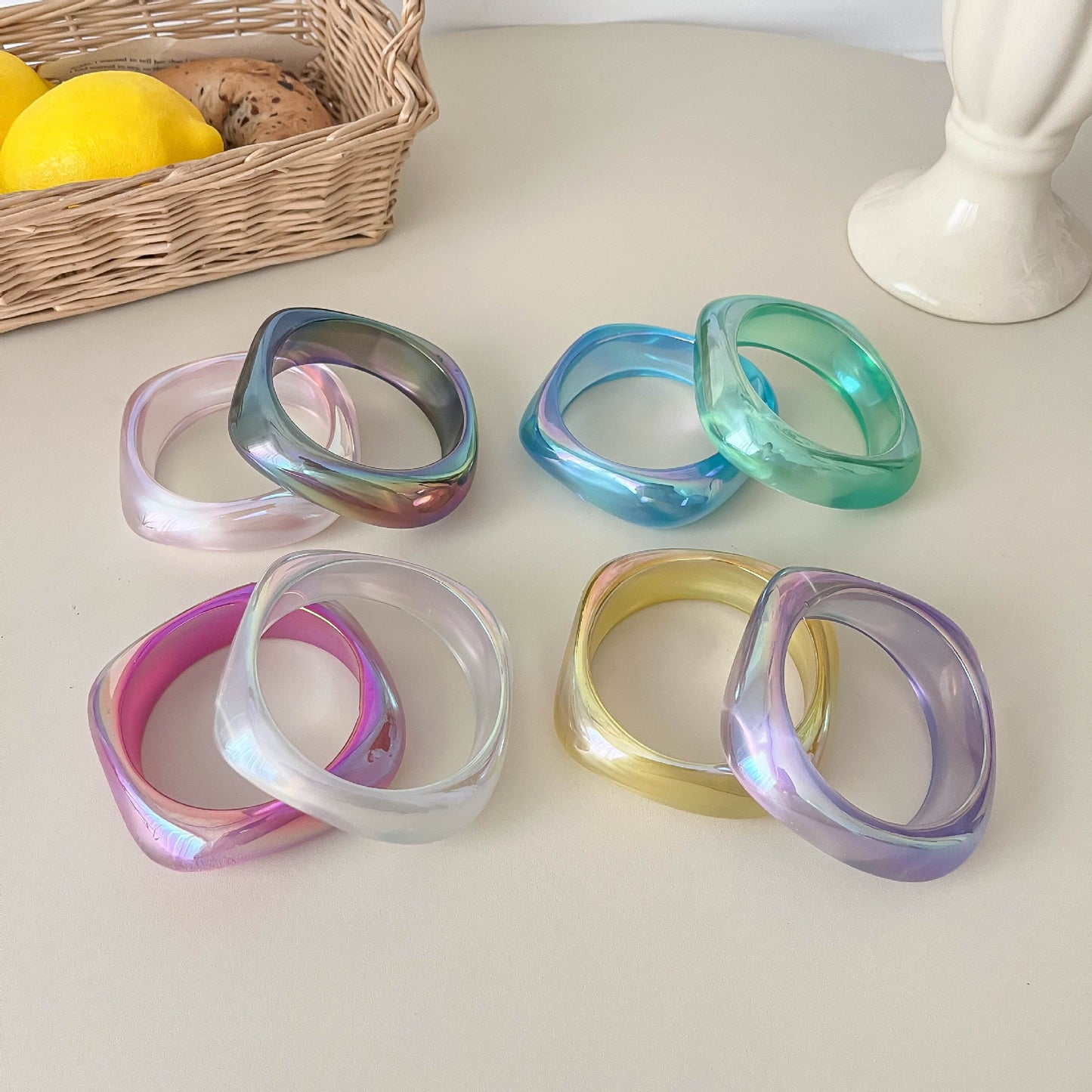 Transparent Acrylic Bracelets