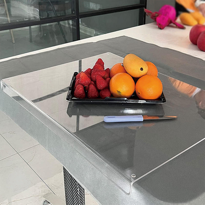 Transparent acrylic cutting board