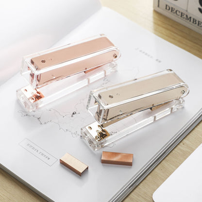 Transparent Acrylic Desktop Stapler