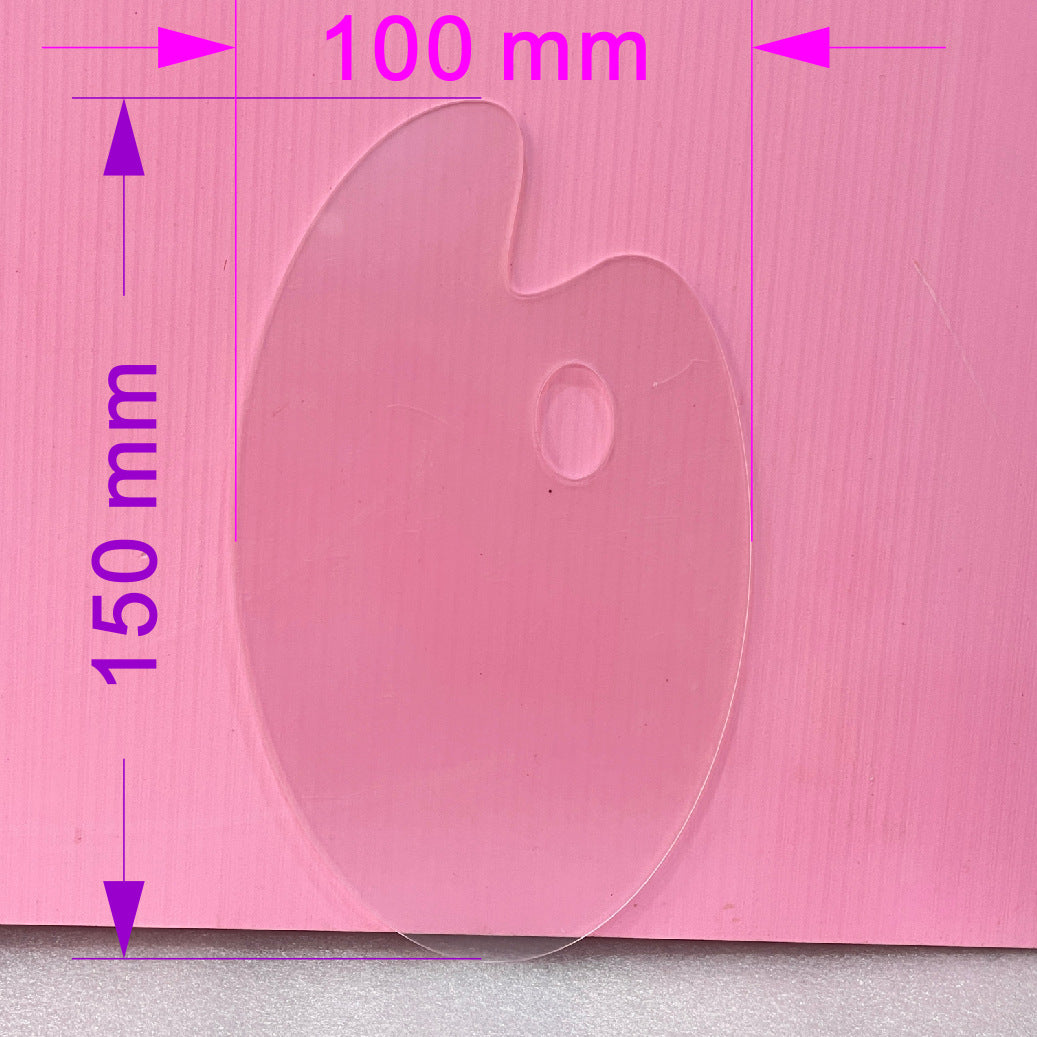 Transparent Acrylic Palette for Makeup and Art