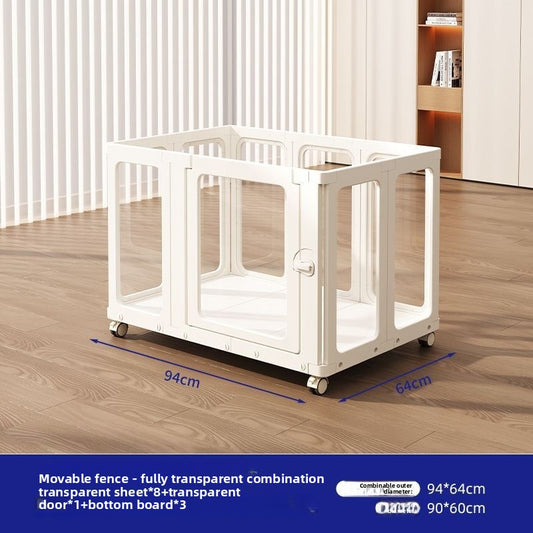 Transparent Acrylic Pet Playpen
