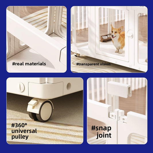 Transparent Acrylic Pet Playpen