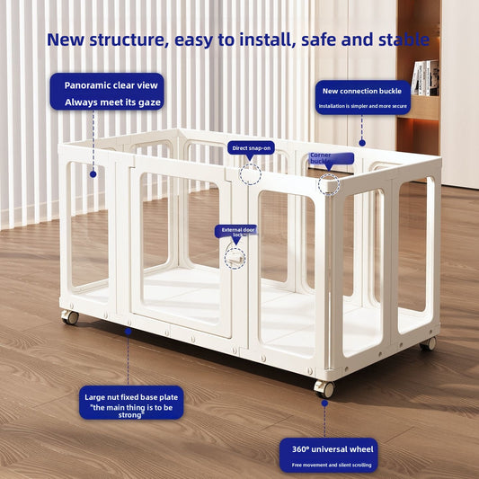 Transparent Acrylic Pet Playpen