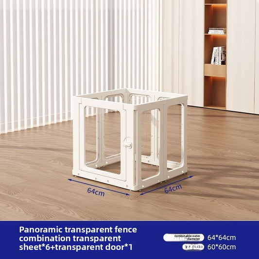 Transparent Acrylic Pet Playpen