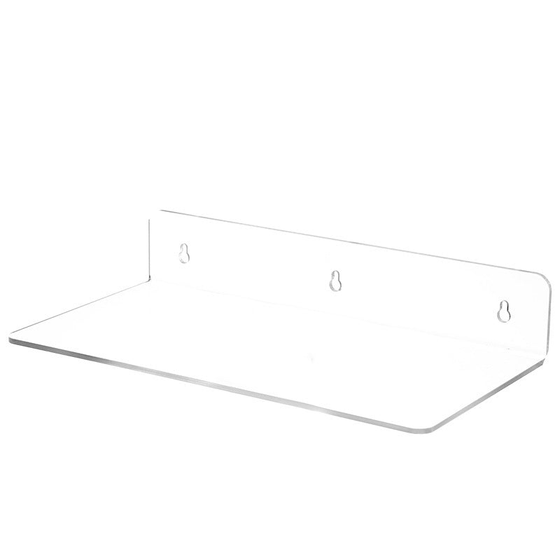 Transparent Adhesive Wall Mount Storage Rack