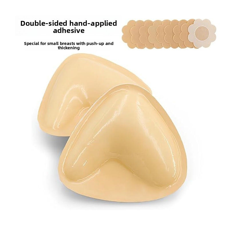 Transparent and invisible breast patch